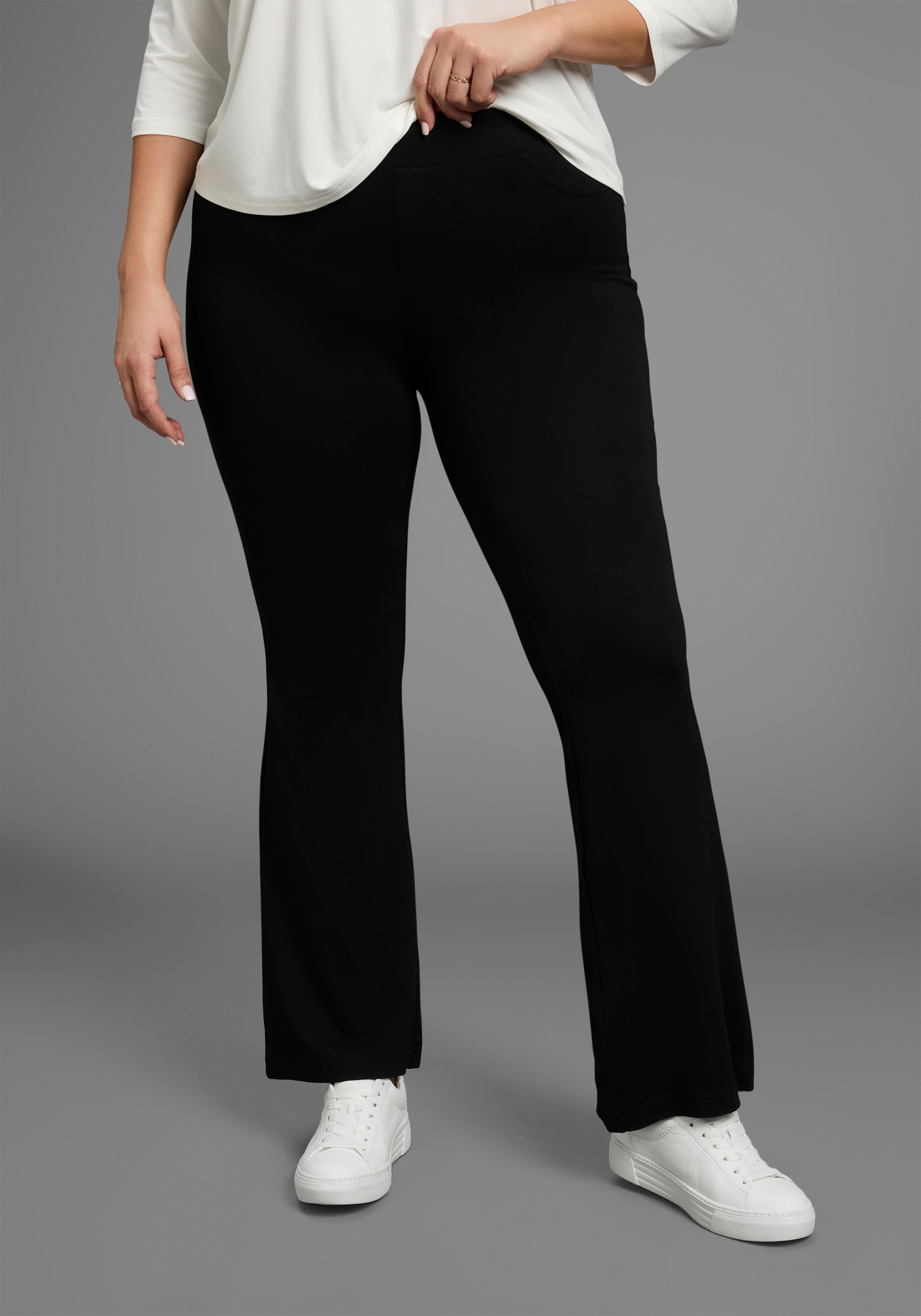Laura Scott CURVE Bootcuthose  aus bequemen Jersey im Jeggings-Look - GROSSE GRÖSSE