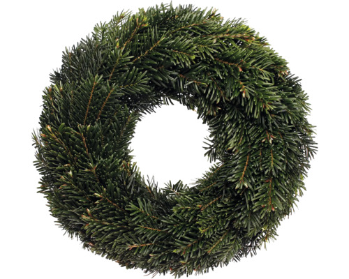 Adventskrans, Nordmannkrans, ca. Ø 30 cm, Selectiebordkrans, vers gebonden, echte conifeer