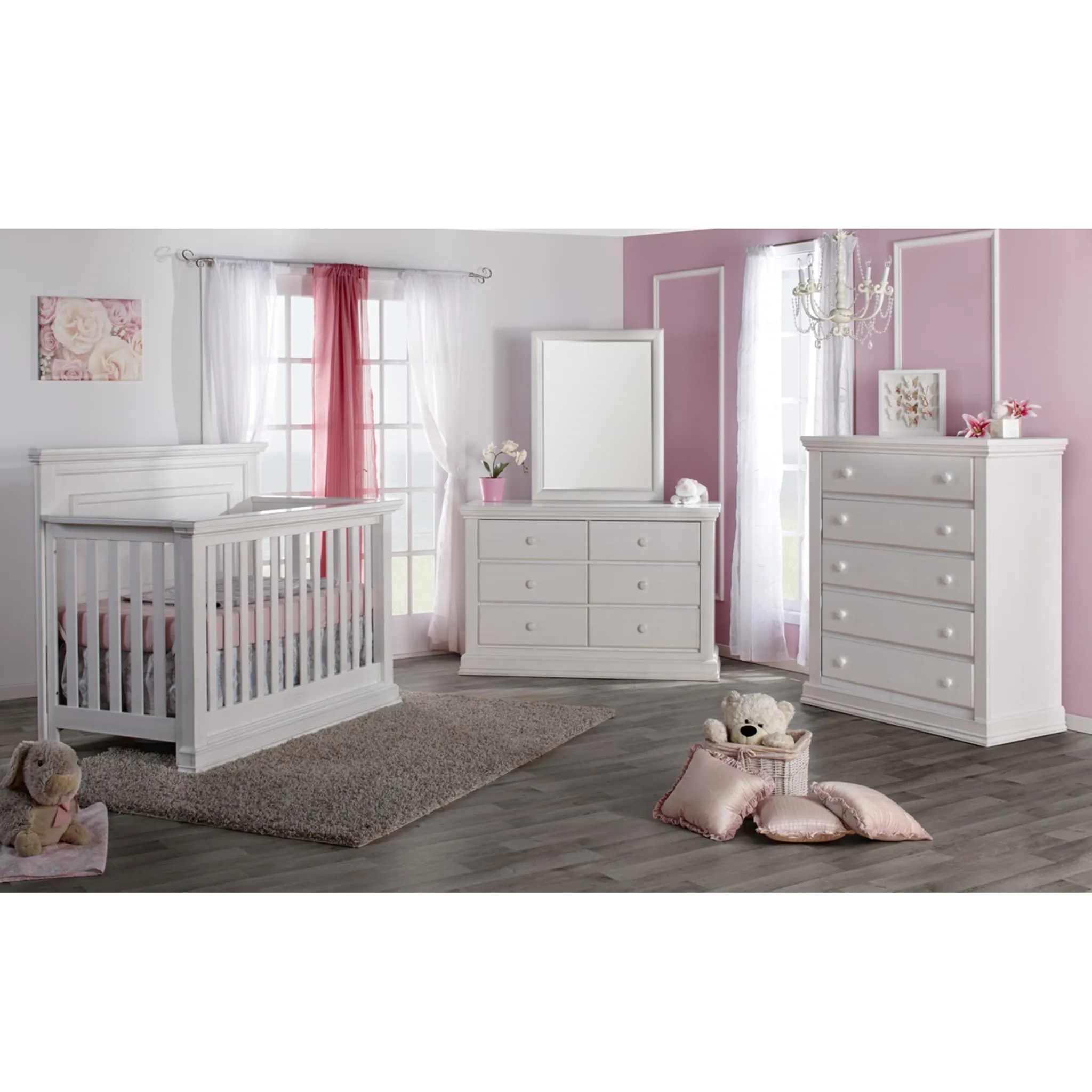Pali Design Couchette Convertible Modena - Blanc Vintage
