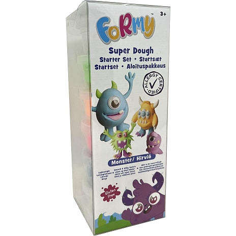 Formy Super Dough modellervoks starterpakke - monstre