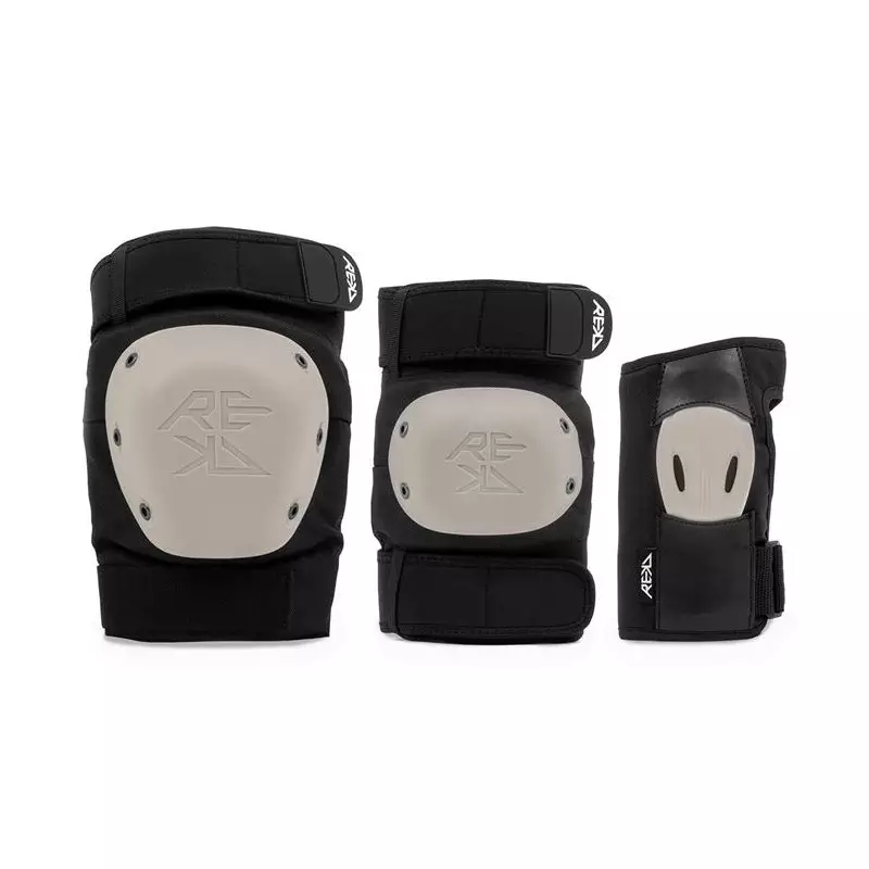 Set de protection REKD Shield Triple Pad Set Black/Beige