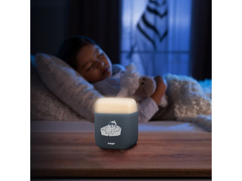 reer Nachtlicht 2in1 SleepLight Blaugrau Schlaflicht für Kinderzimmer