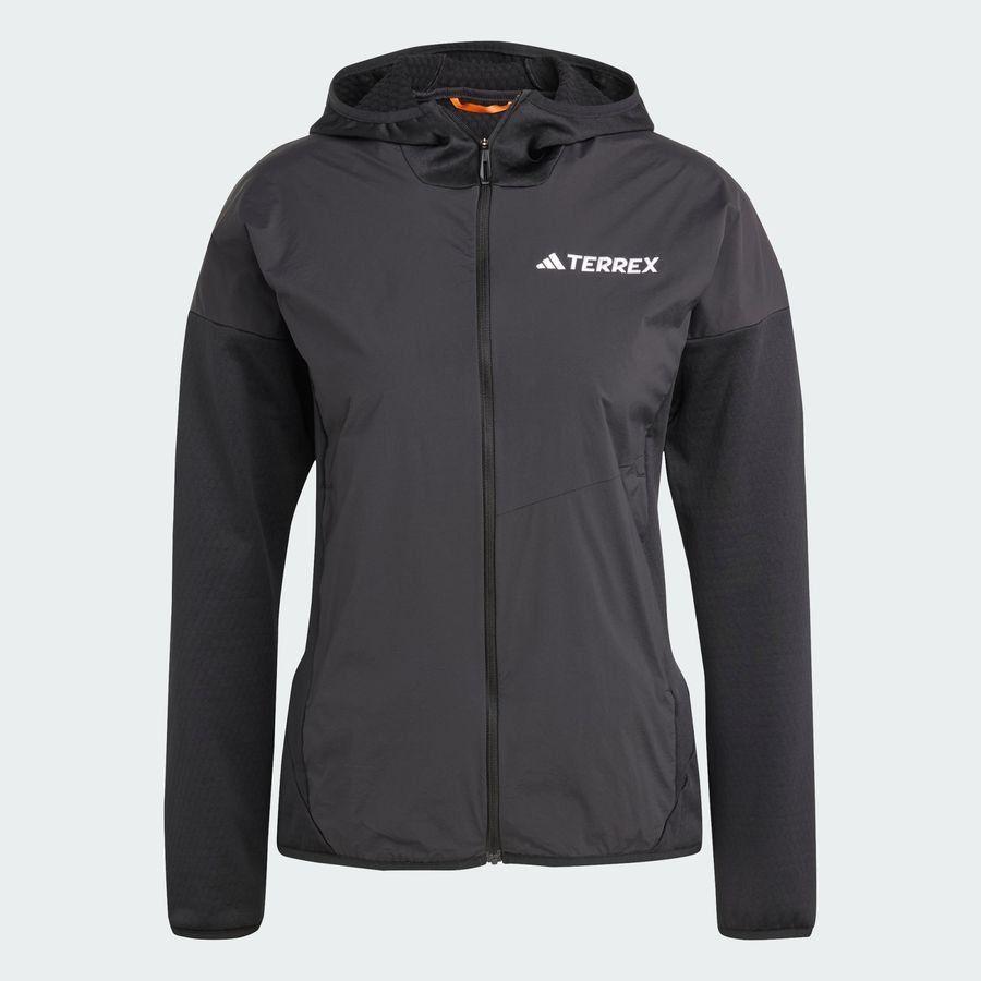 Adidas Terrex Xperior Climawarm  Wind Light Fleece Hooded Jacket