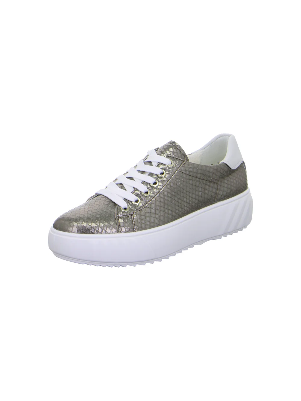 Sneaker Monaco taupe weiß