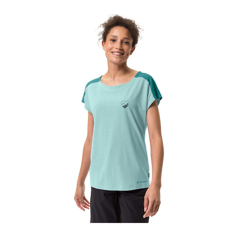 Vaude NEYLAND - Tee-shirt Femme glacier