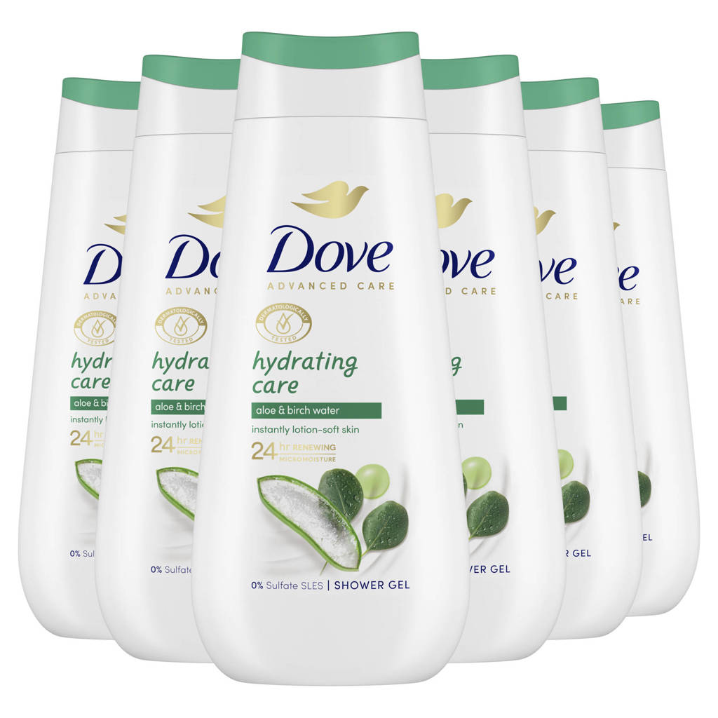 Hydrating Care verzorgende douchegel - 6 x 225 ml