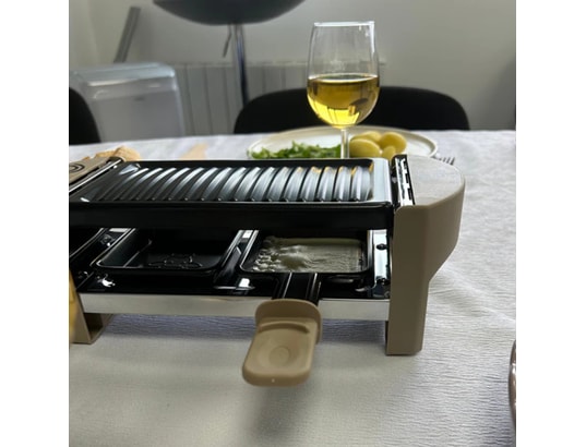 LITTLE BALANCE - Raclette Multifonction Raclette 2 personnes muscade