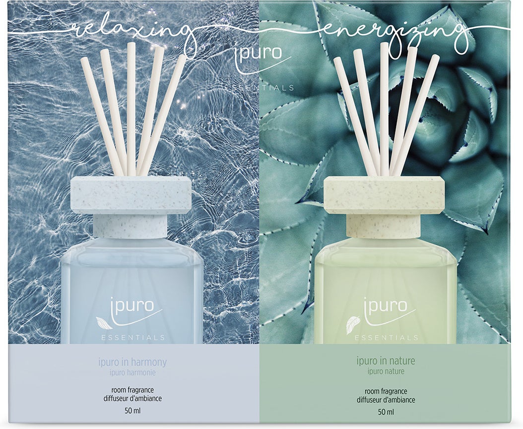 Ipuro geurstokjes Harmony & Nature 50 ml 2 stuks