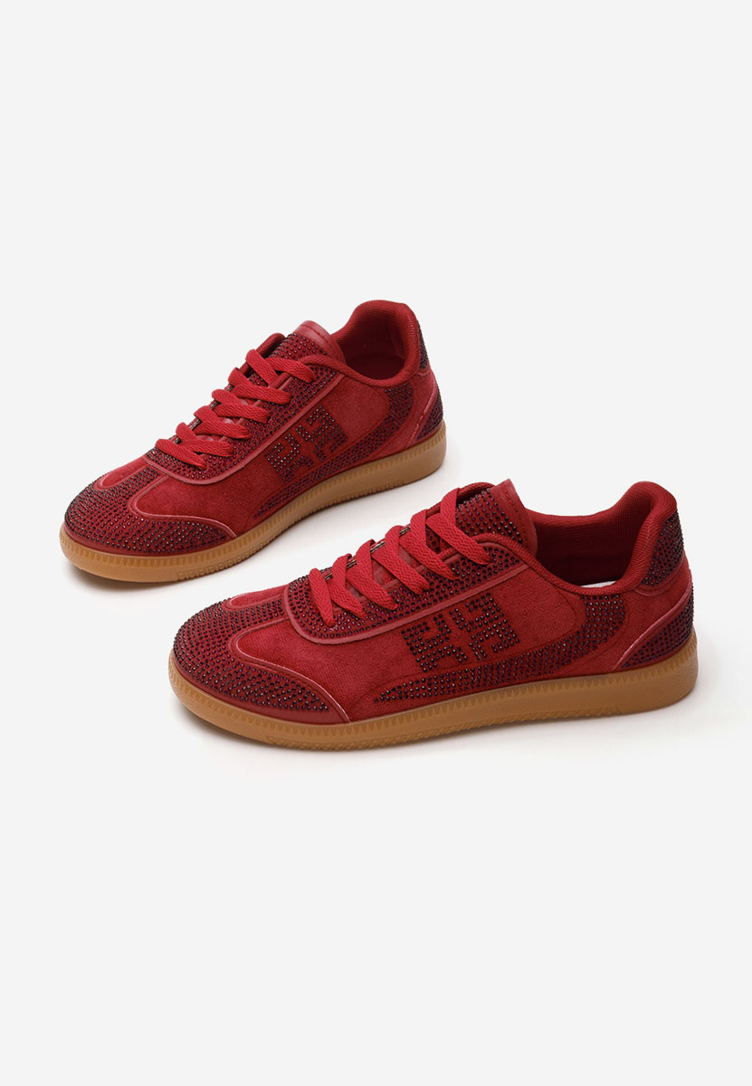 Baskets pour femme rouges Magdalene