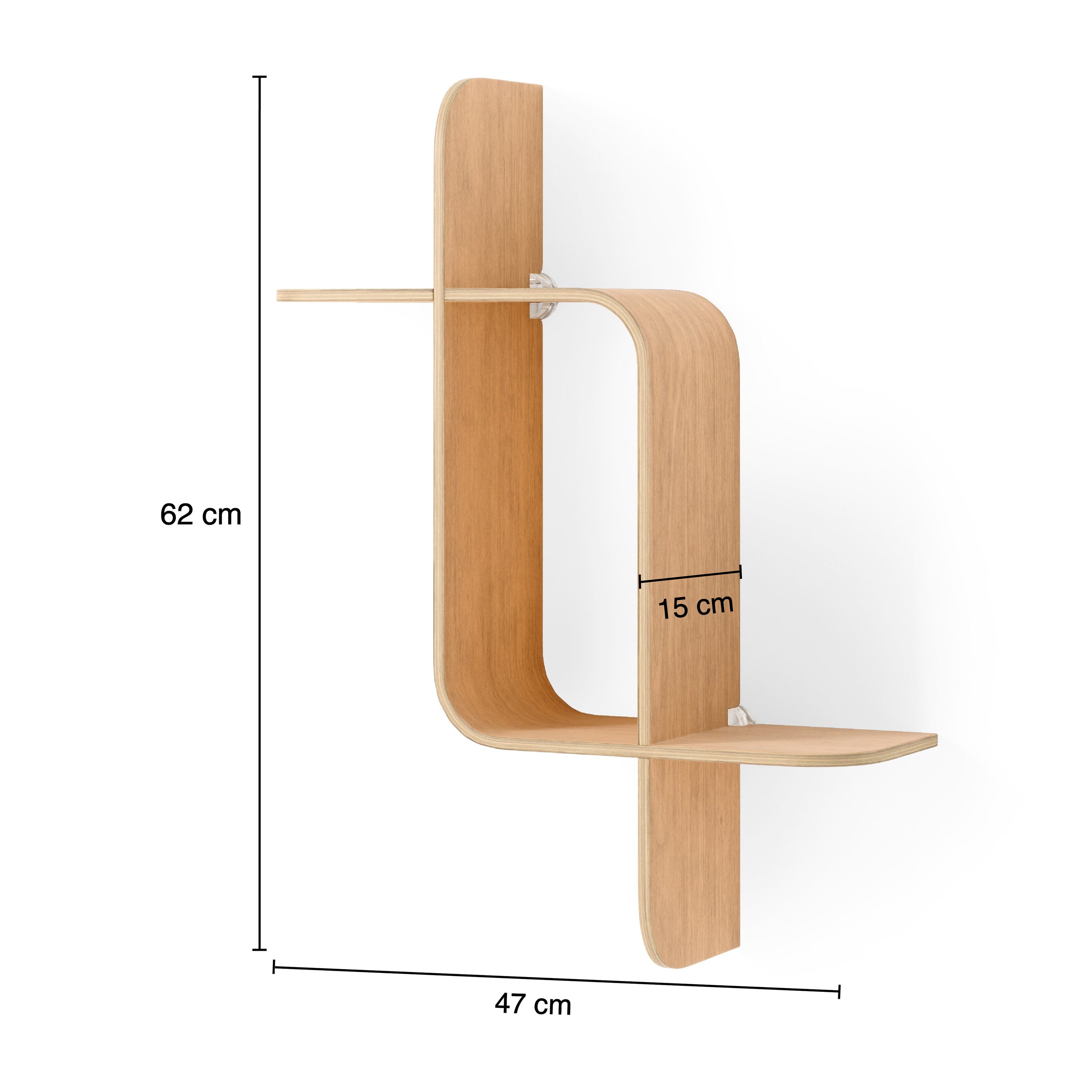 Umbra Montage Wandplank - Naturel