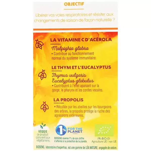 Biosens Immunity Própolis Orgânica 60 cápsulas