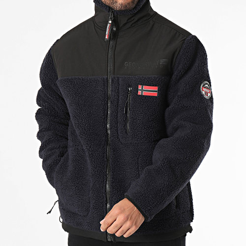 Veste Polaire Zippée Tuvalu Bleu Marine