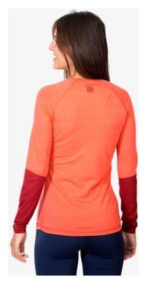 Maillot Manches Longues Femme AYAQ Mefonna Merinos Salmon Orange