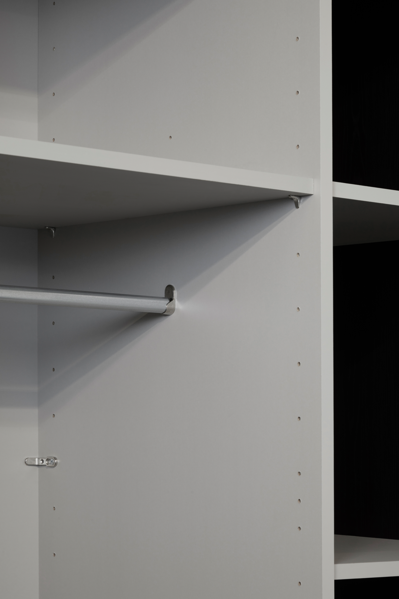 Kledingkast Nox 217 x 221 x 63 cm - Zwart