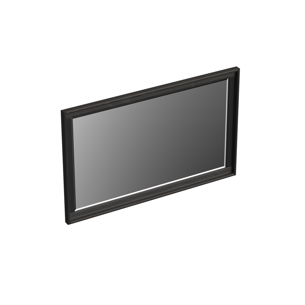 Forzalaqua Reno spiegel 80x50cm black oiled