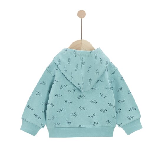 Veste à capuche   Imprimé Lion        de               Marèse