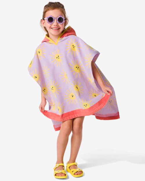 poncho de plage enfant 60x60 soleil