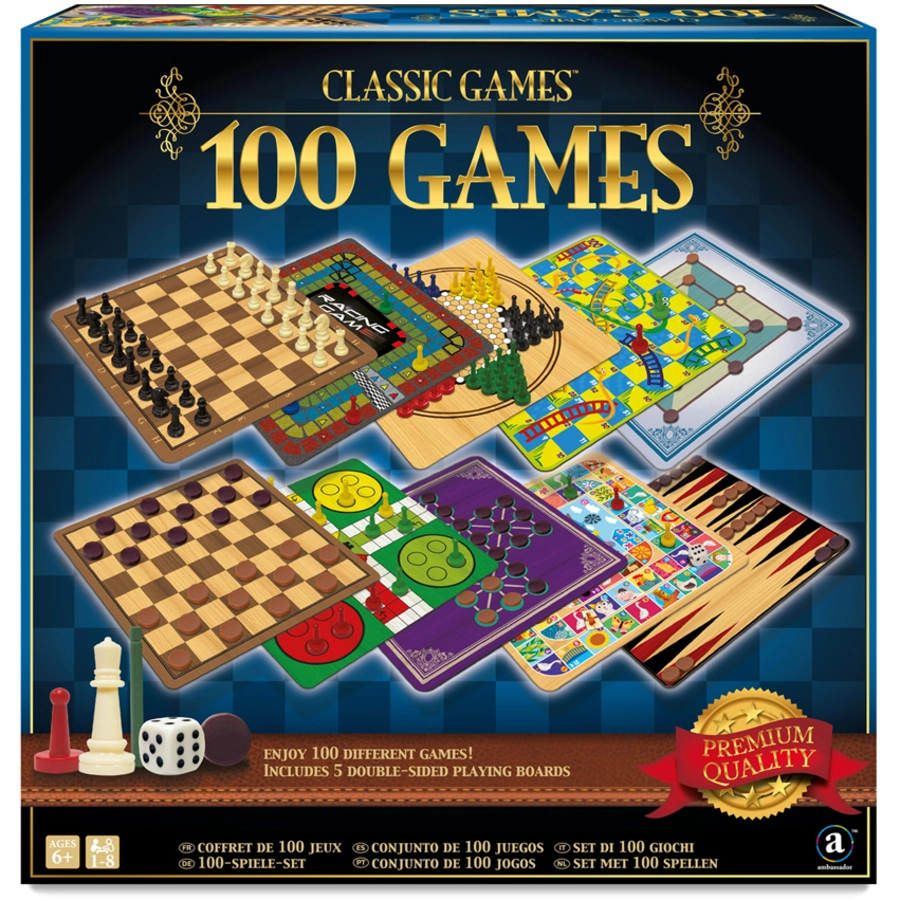 Merchant Ambassador Classic Games - 100 Game Set Mehrfarbig