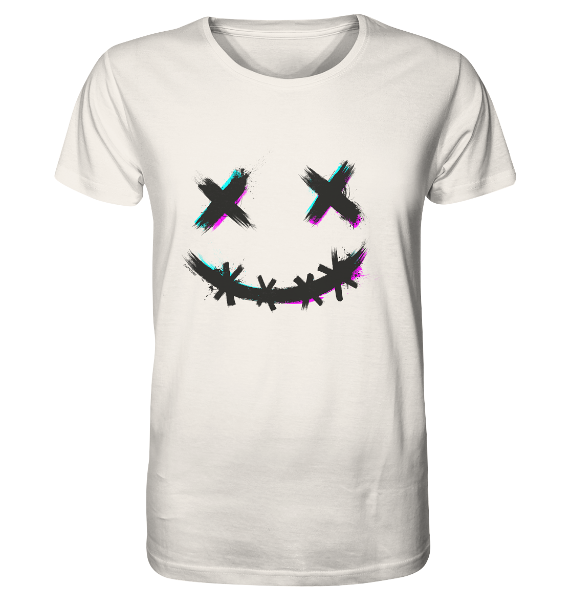 DartSturm - Scary Smile Schwarz - Organic Shirt