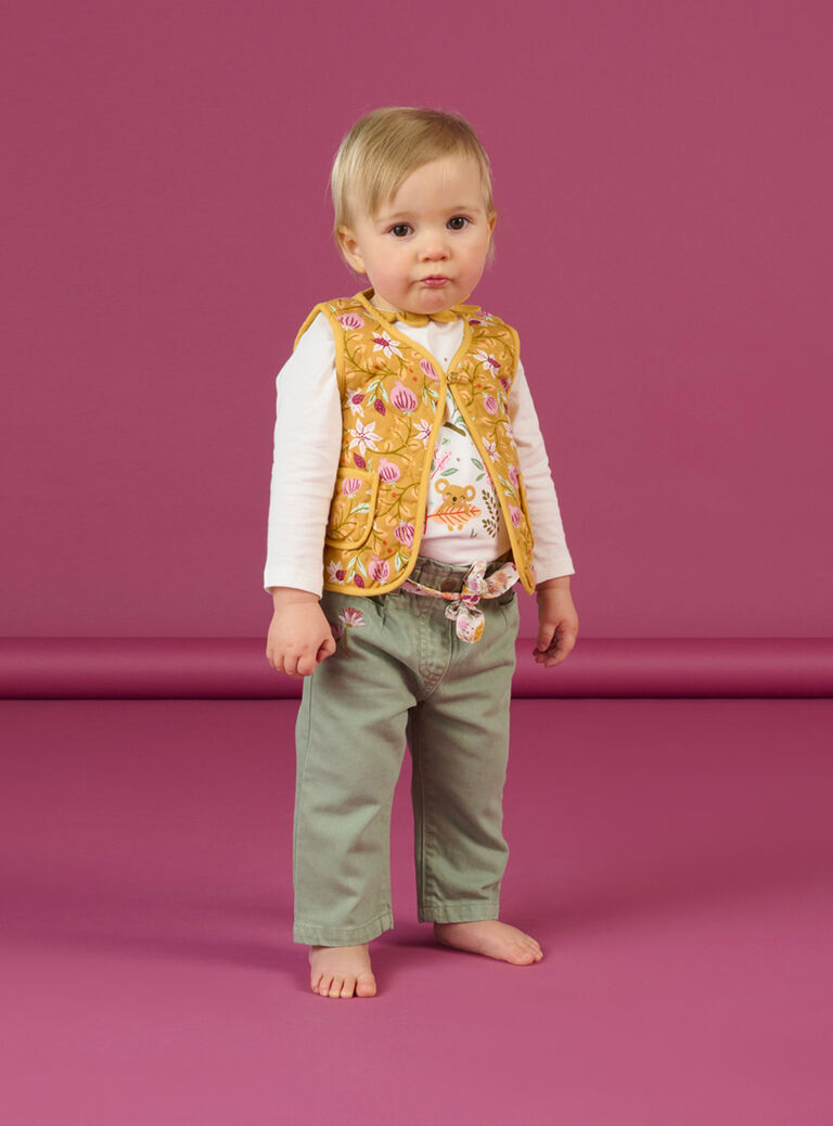 Cardigan sans manches réversible