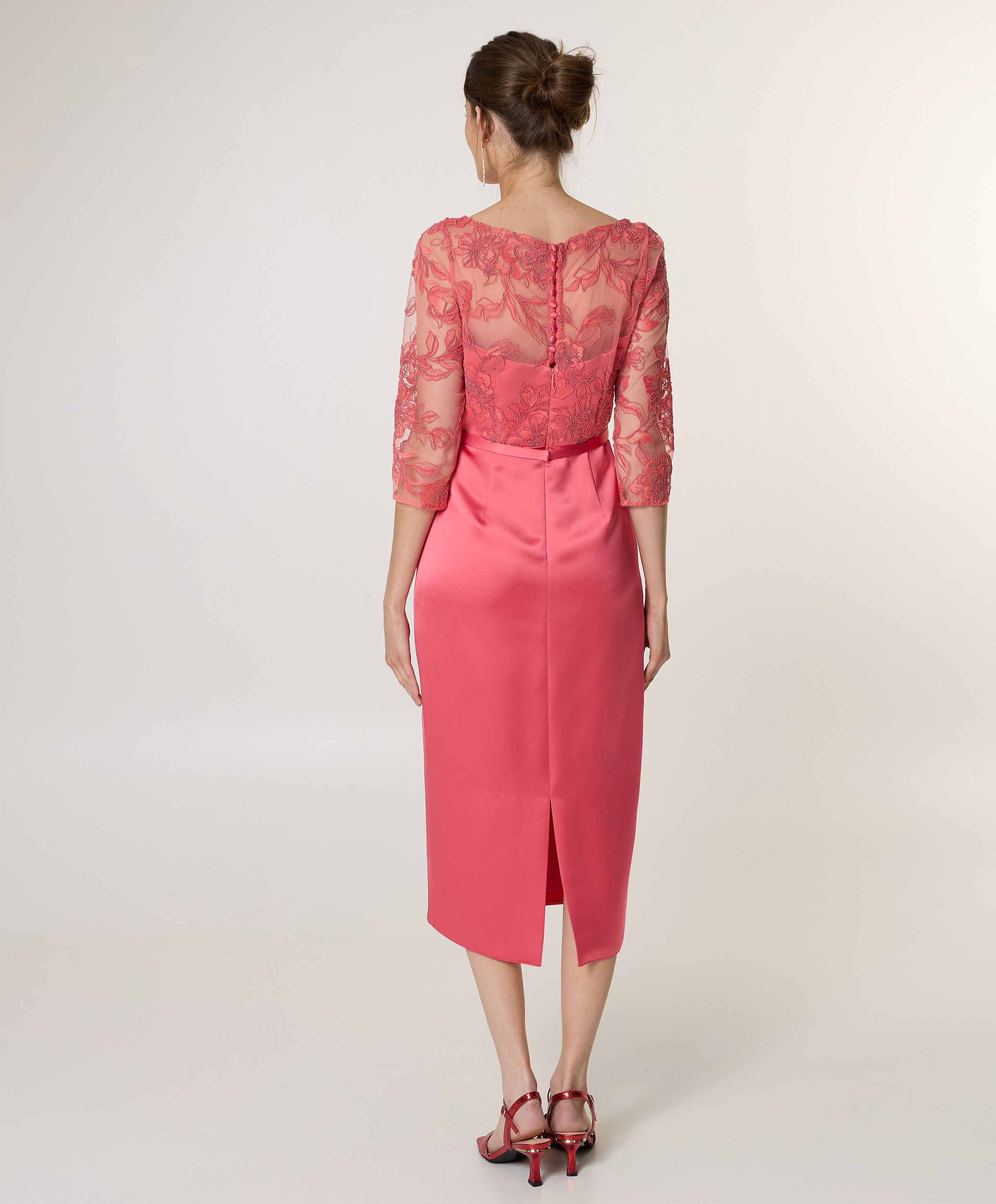 Sonia Peña Dames jurk roze
