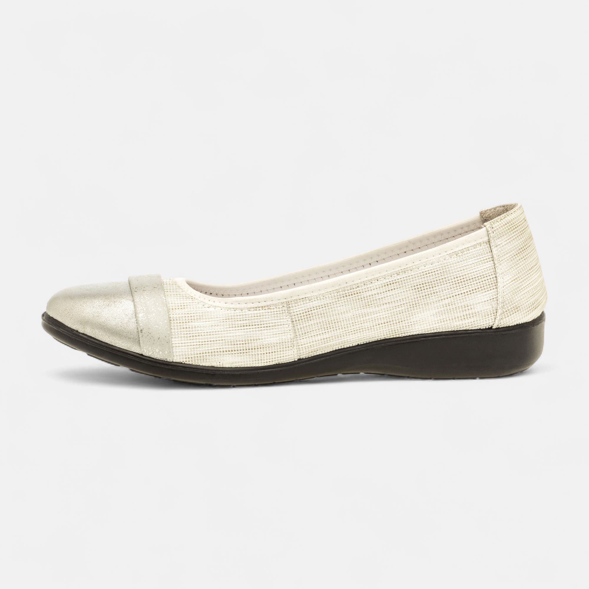 Ballerines Femme argent