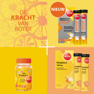 Roter Vitamine C & D Immuun Bruistabletten 40TB