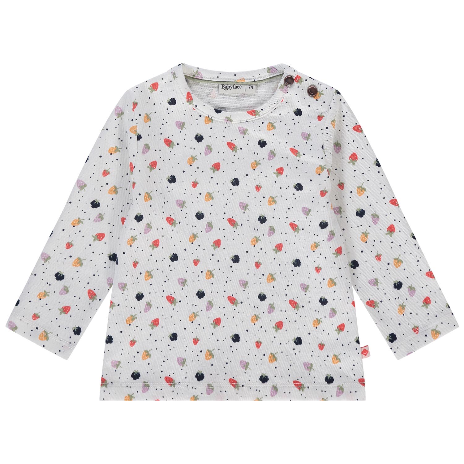 Babyface shirt lange mouwen stippen multi