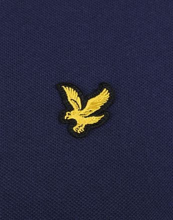 Lyle and Scott Donkerblauw Polo SP400VOG-Z99 kopen