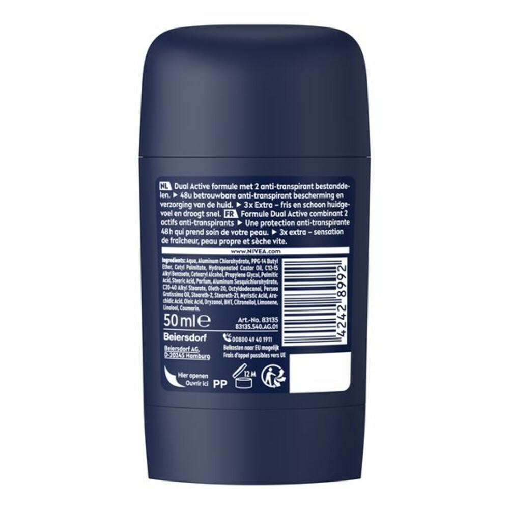 5x Nivea Men Deodorent Stick Dry Impact50 ml