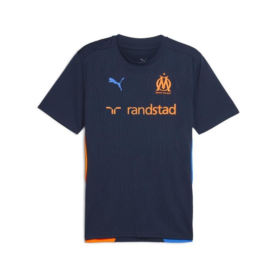 Marseille T-shirt d'Entraînement - Club Navy/Orange Fluo