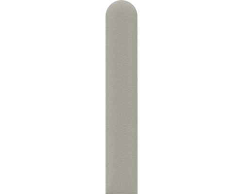 Wandkussen Bouclé crème ovaal textiellook 90 x 15 cm