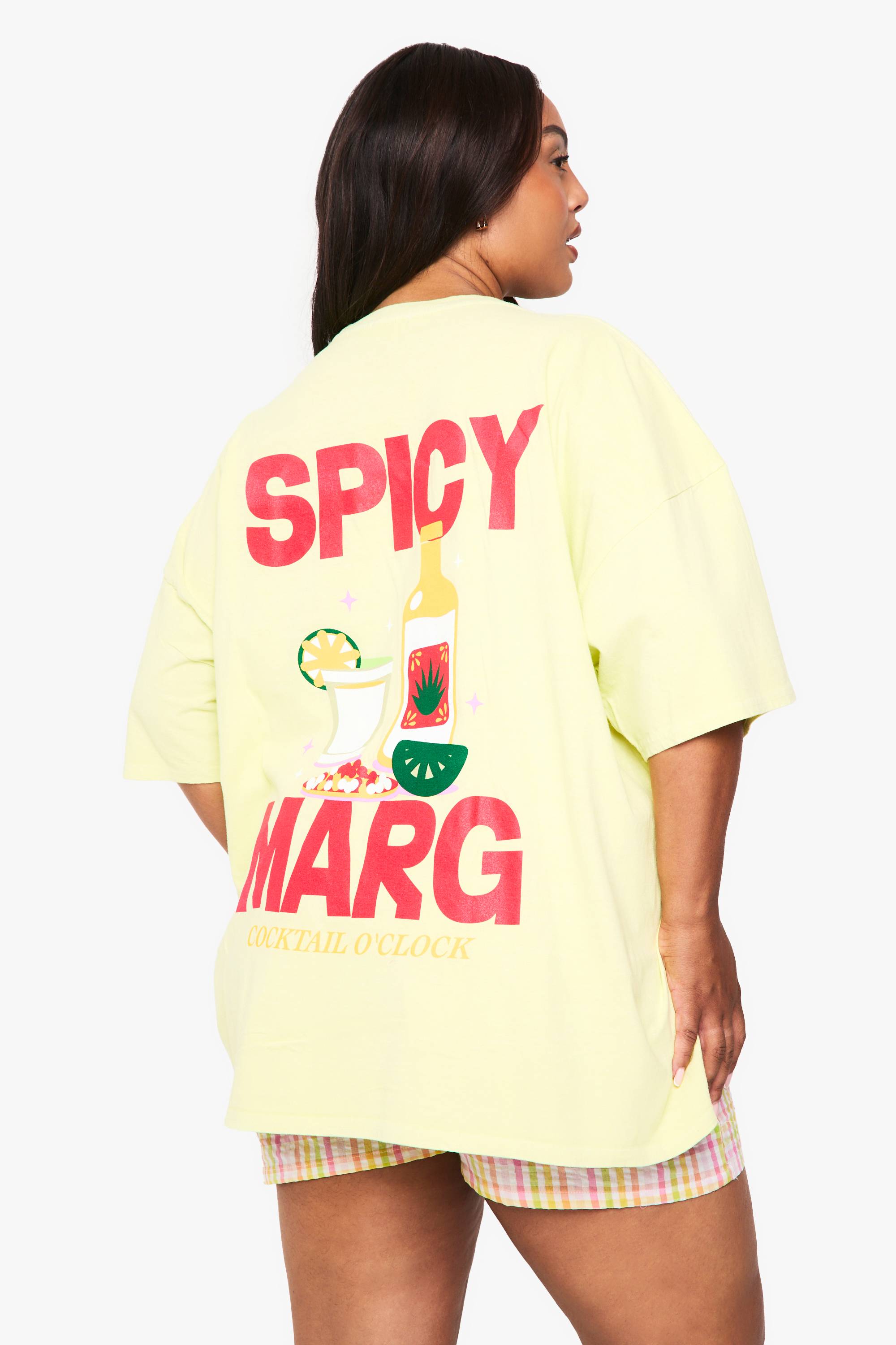 boohoo T-SHIRT SURDIMENSIONNÉ PLUS SPICY MARG