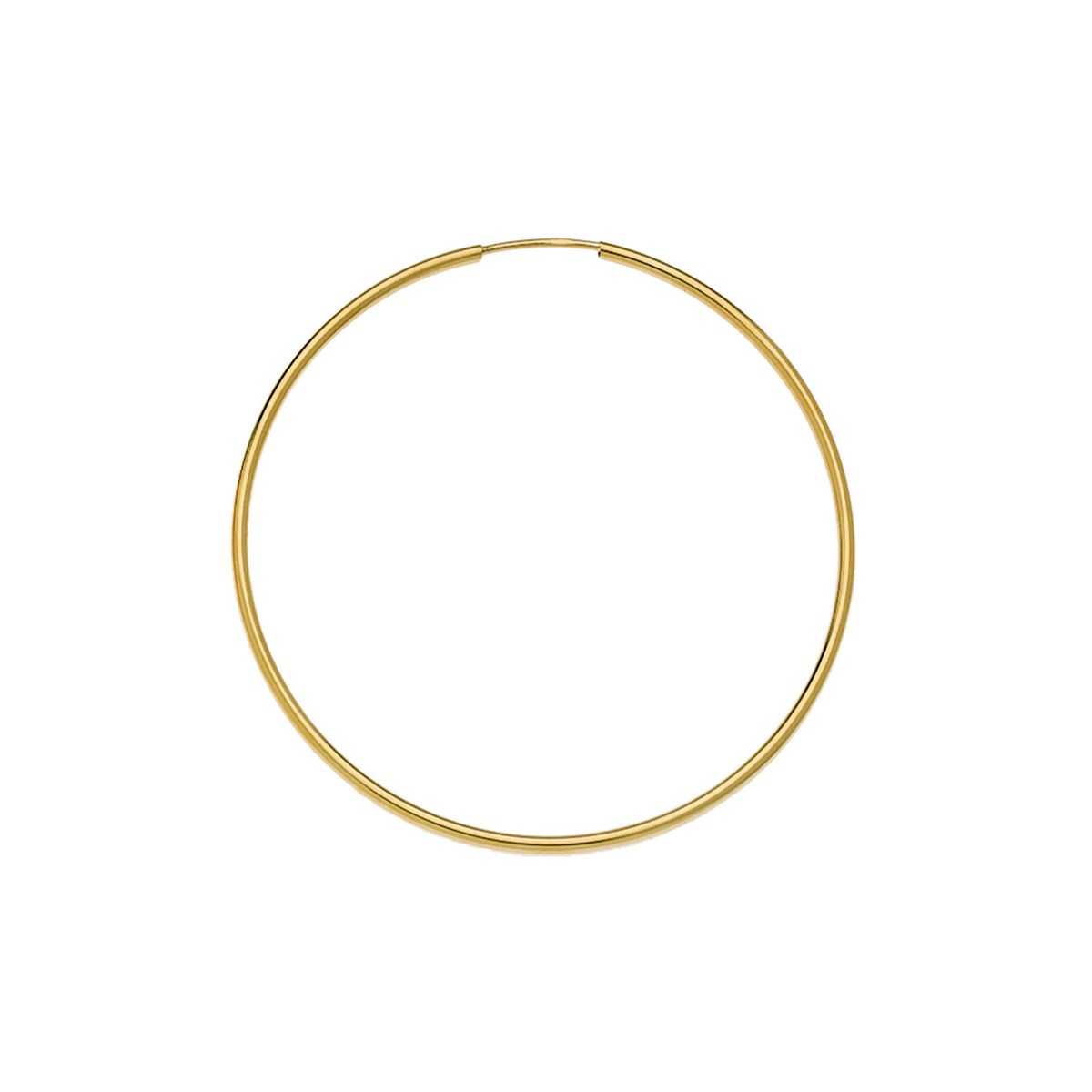 Créoles Billaxis fil rond 1.5mm diamètre ext. 50mm