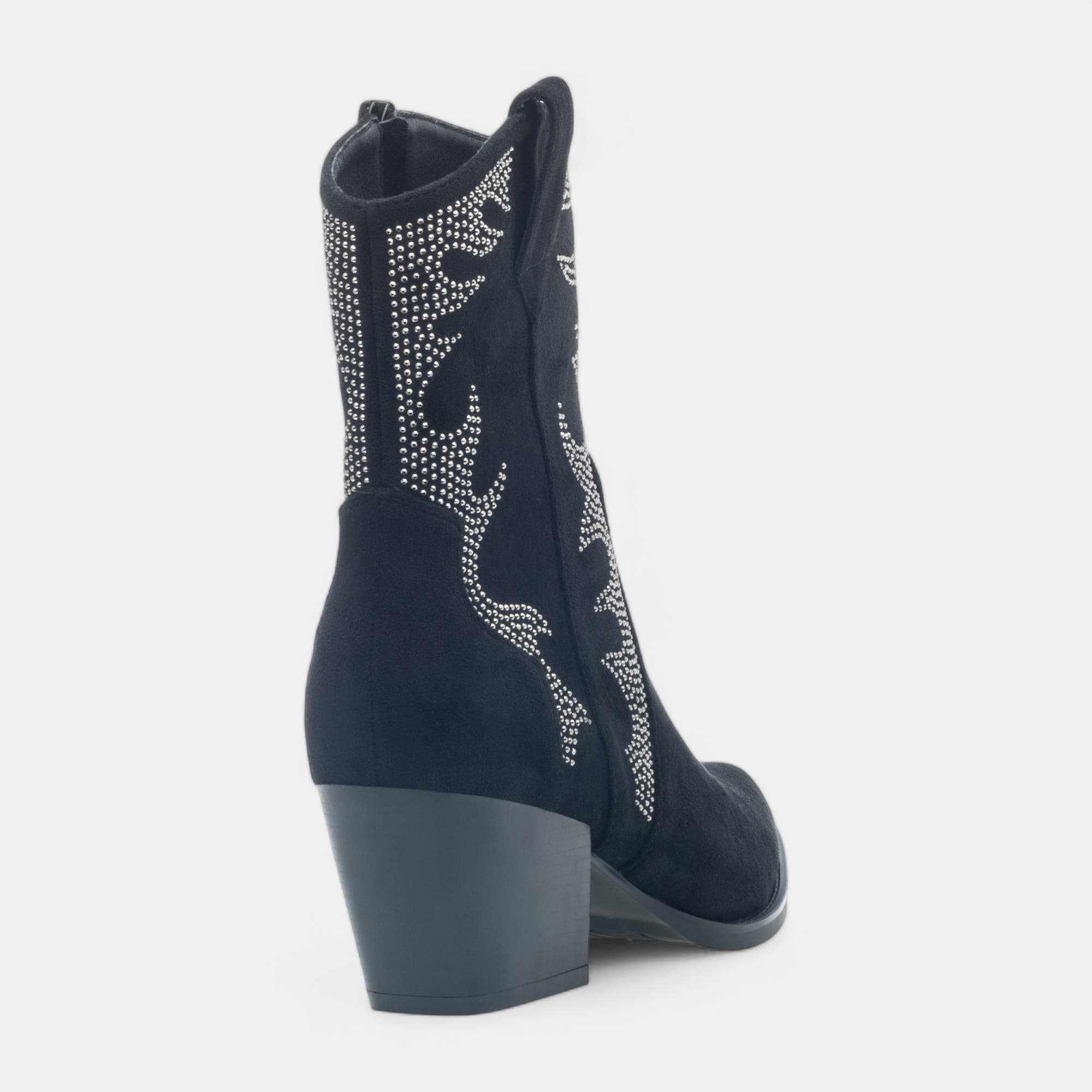 Santiags à talon Femme noir