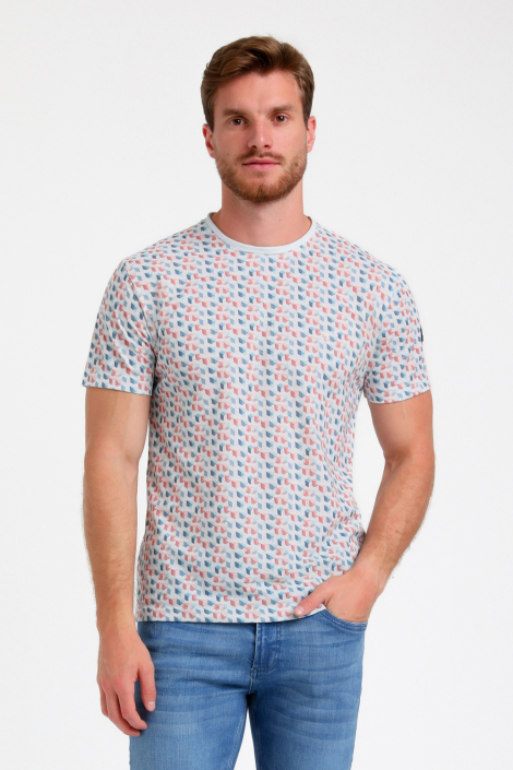 Gabbiano ecru heren t-shirt