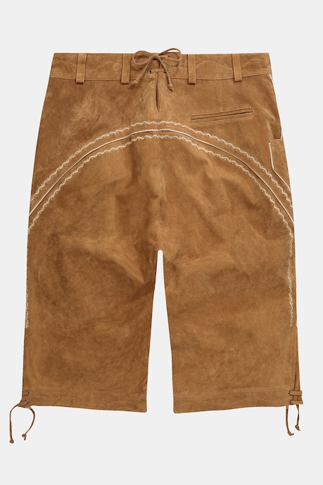 Men+ 3/4-Trachten-Lederhose, echtes Leder, bis 70