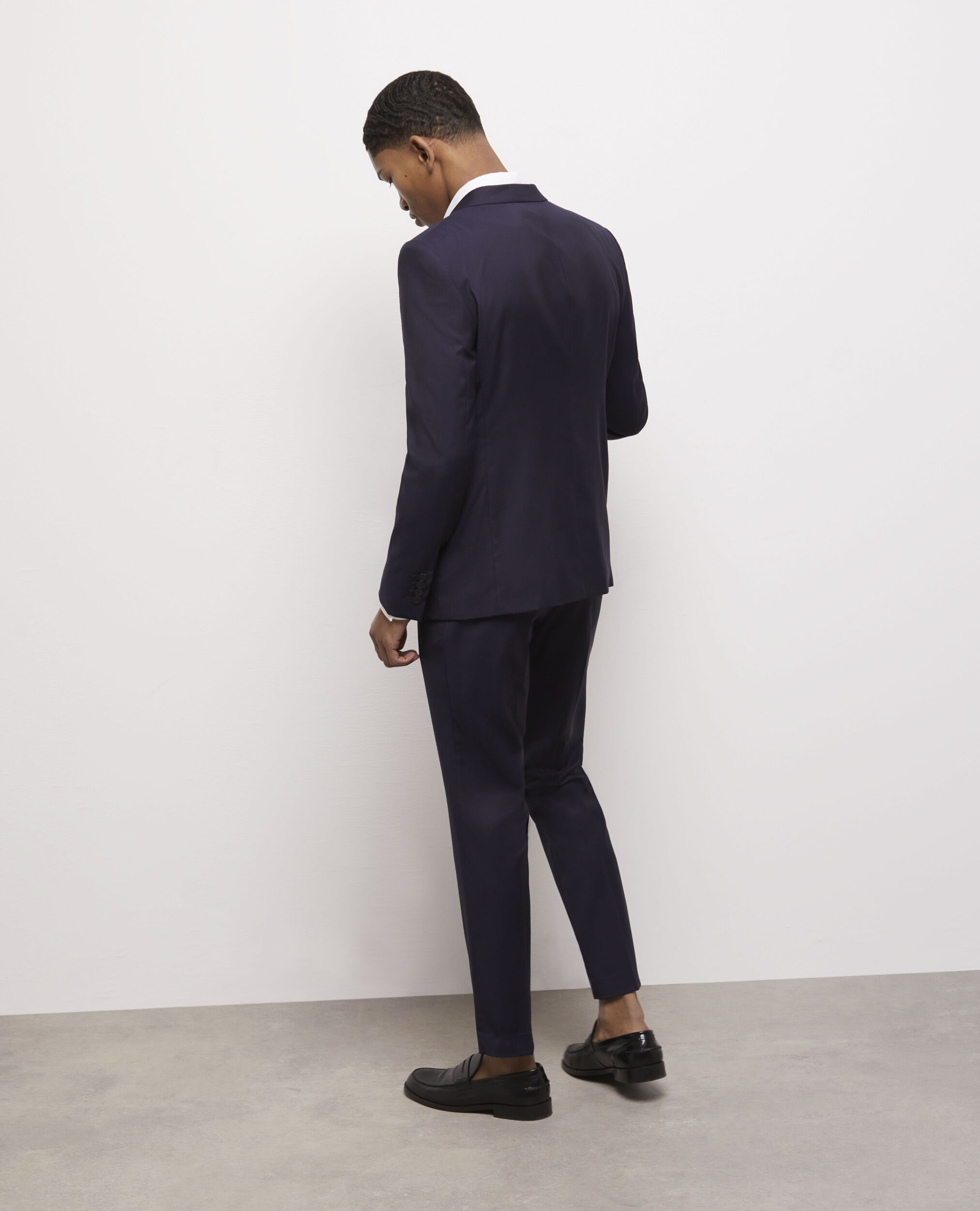 Pantalon de costume bleu marine