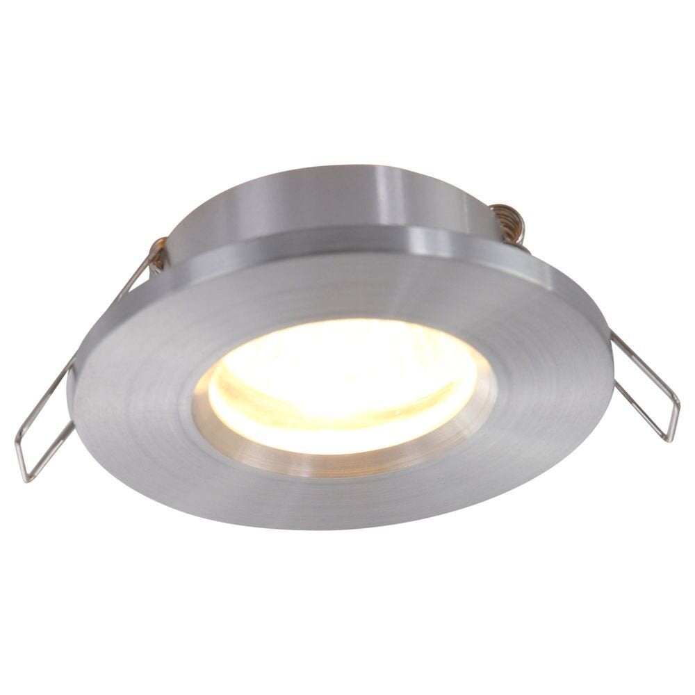 LED inbouwspot Pélite in zilver 4,6W 350lm GU10 IP44