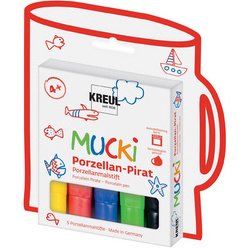 MUCKI Feutre pour porcelaine 'MUCKI', set de 5