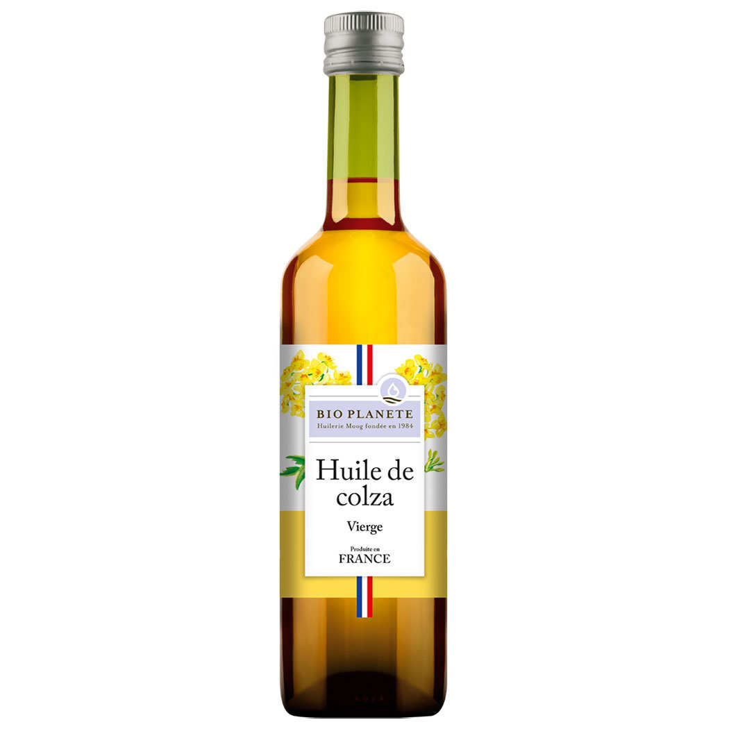 Huile de colza vierge bio - Origine France