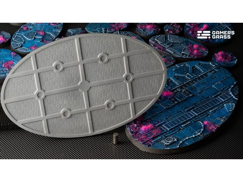 GamersGrass Base Alien Infestation oval 170 mm (x1) Hochwertige Bases für den Miniaturenbau