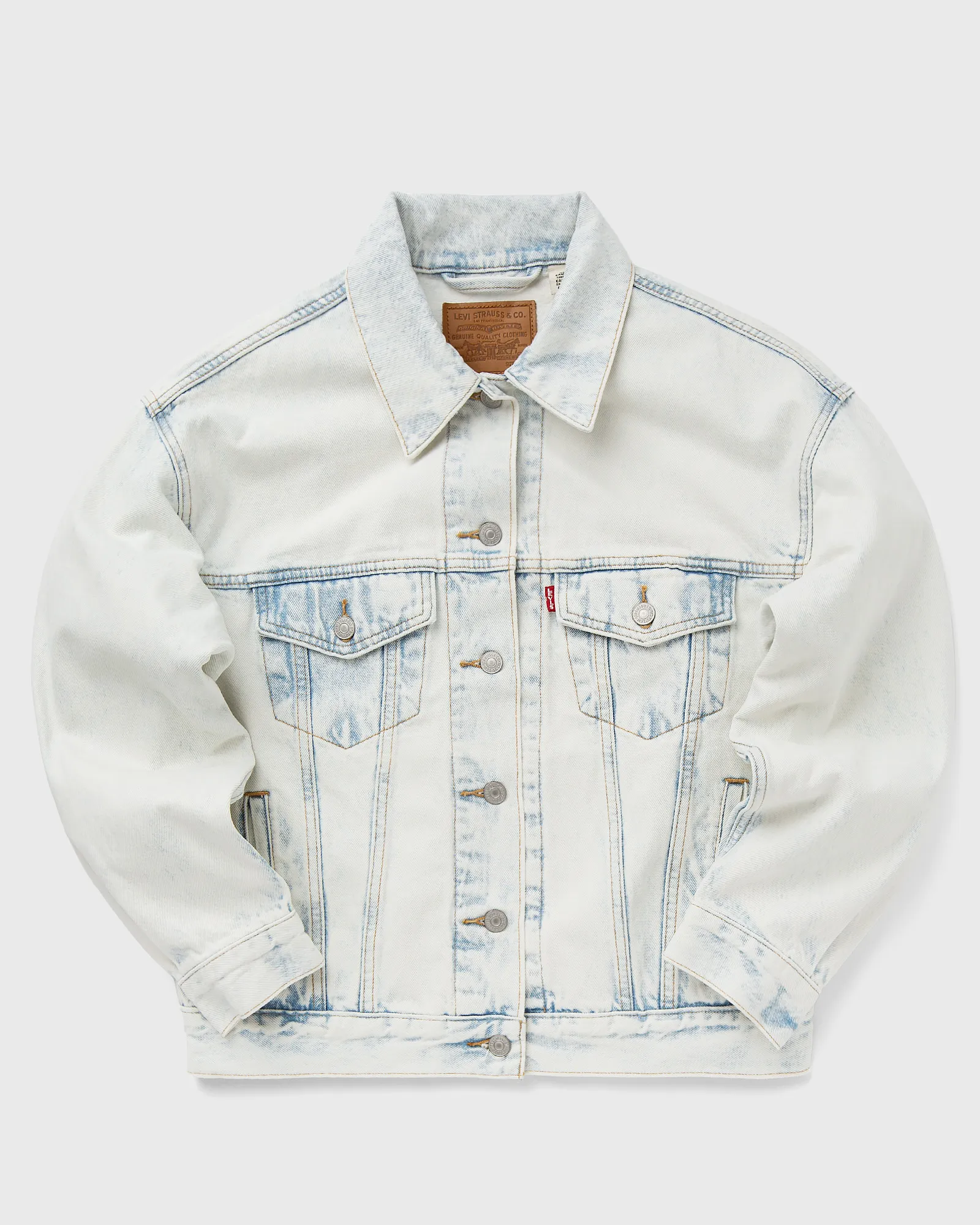 Levis 90S TRUCKER LIGHT INDIGO - WORN IN