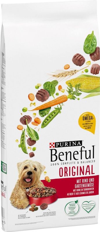 Beneful Original - Hondenvoer - Rund & Tuingroenten - 12 kg