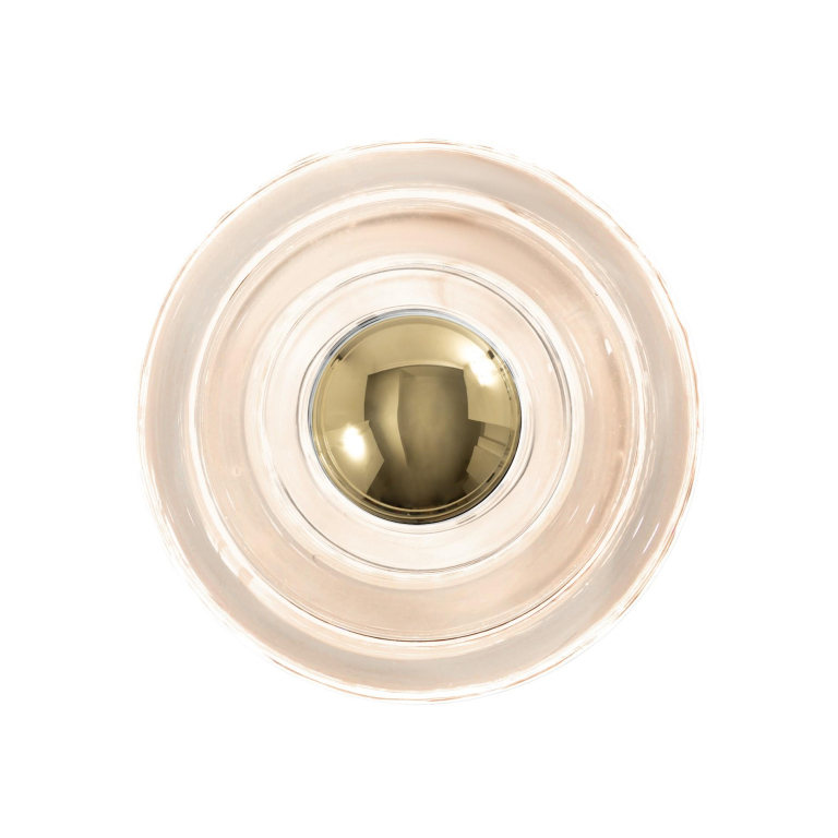 Tom Dixon Press wandlamp LED mini Ø21.5 transparant