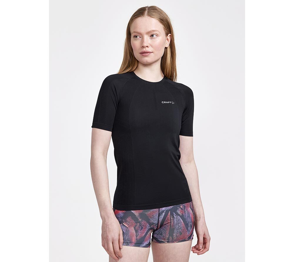 Craft ADV Cool Intensity SS Ondershirt Korte Mouwen Zwart Dames