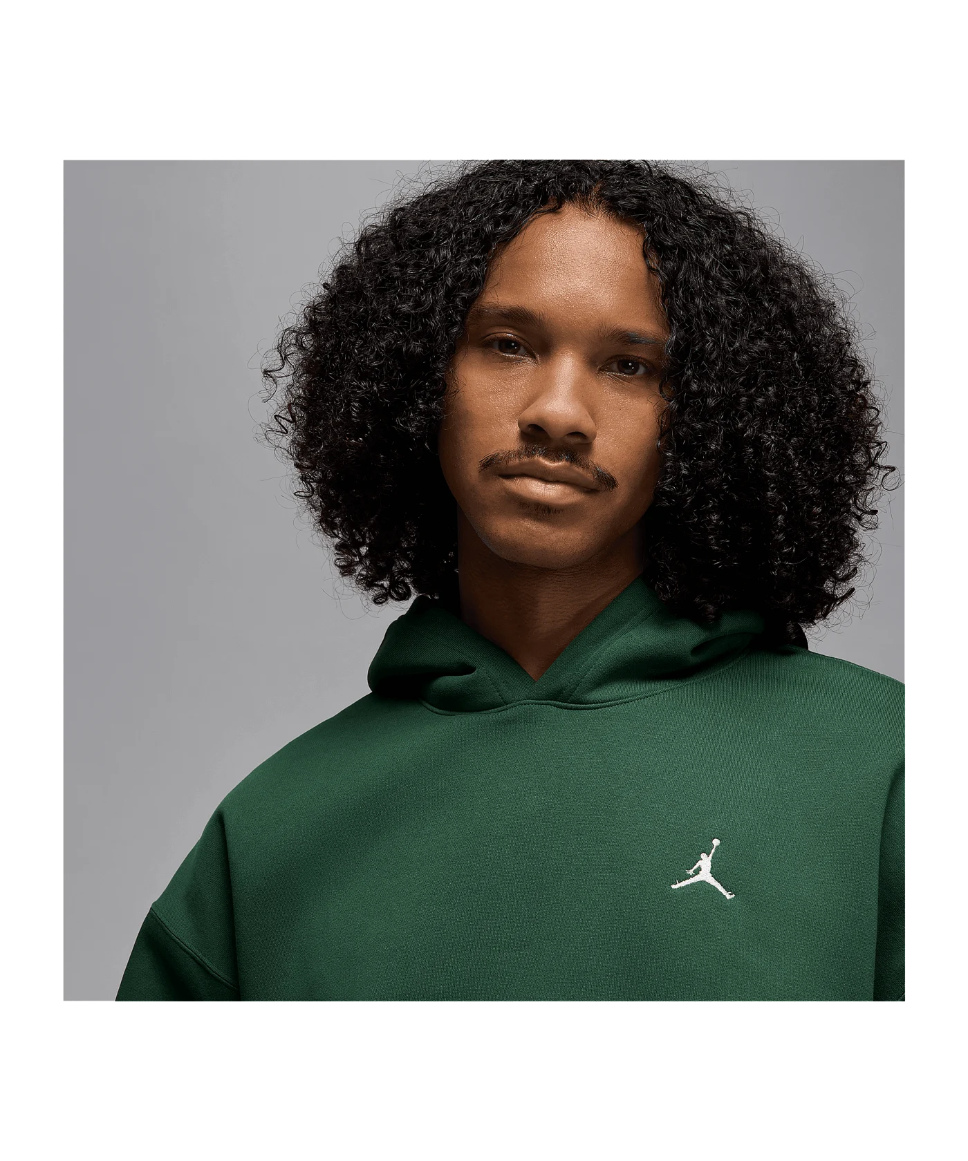 Jordan Brooklyn Fleece Oversized Kapuzenjacke Grün F323
