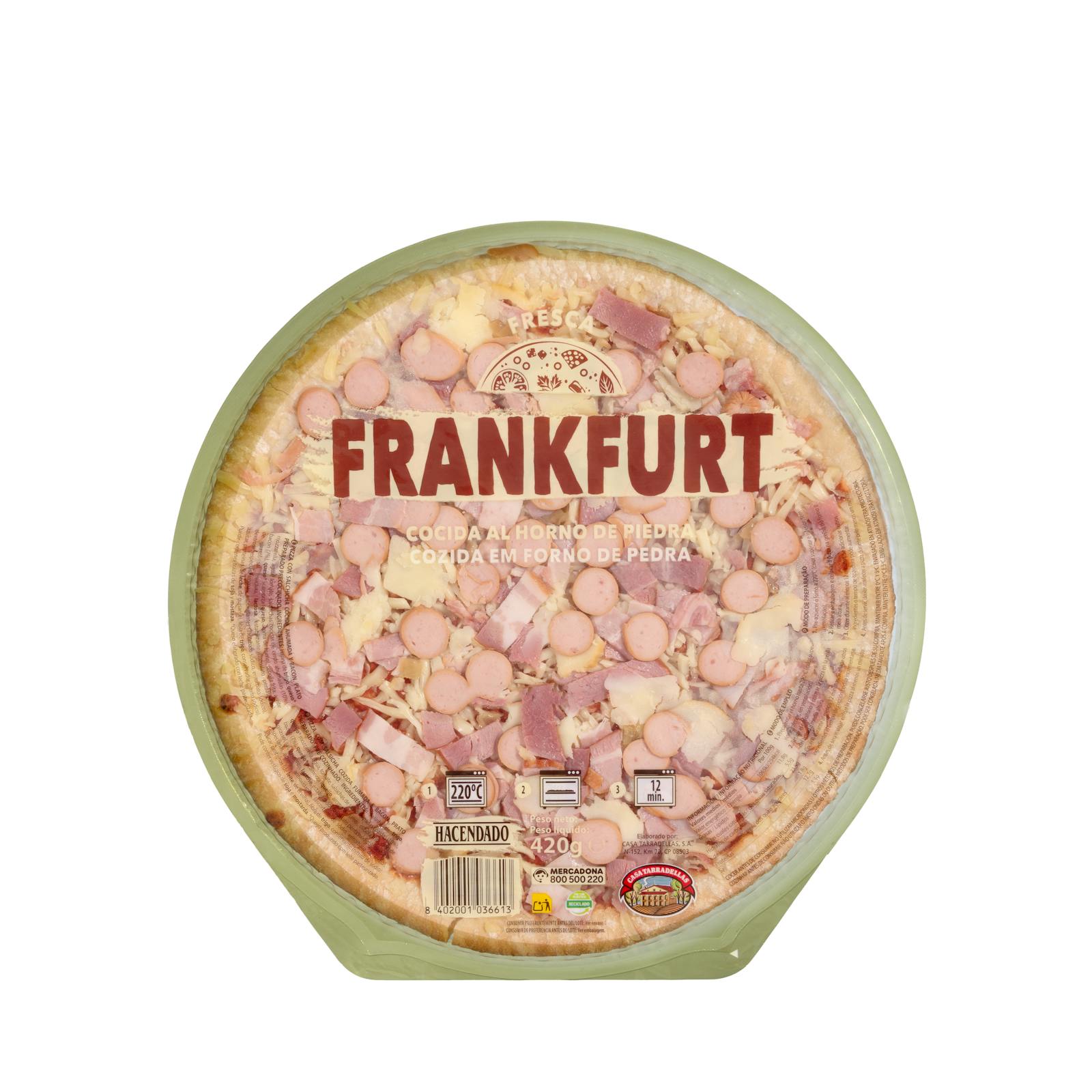 Pizza Frankfurt Hacendado
