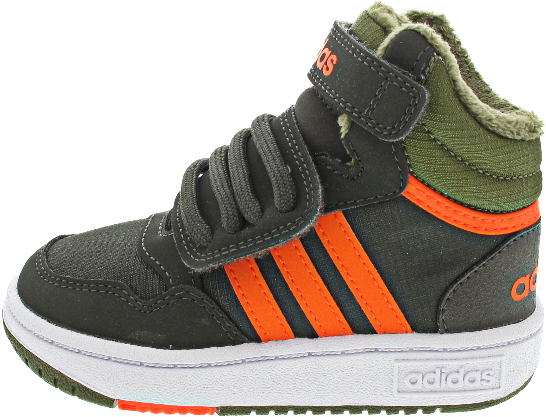 adidas Hoops 3.0 CF I Lauflernschuh Klett grün