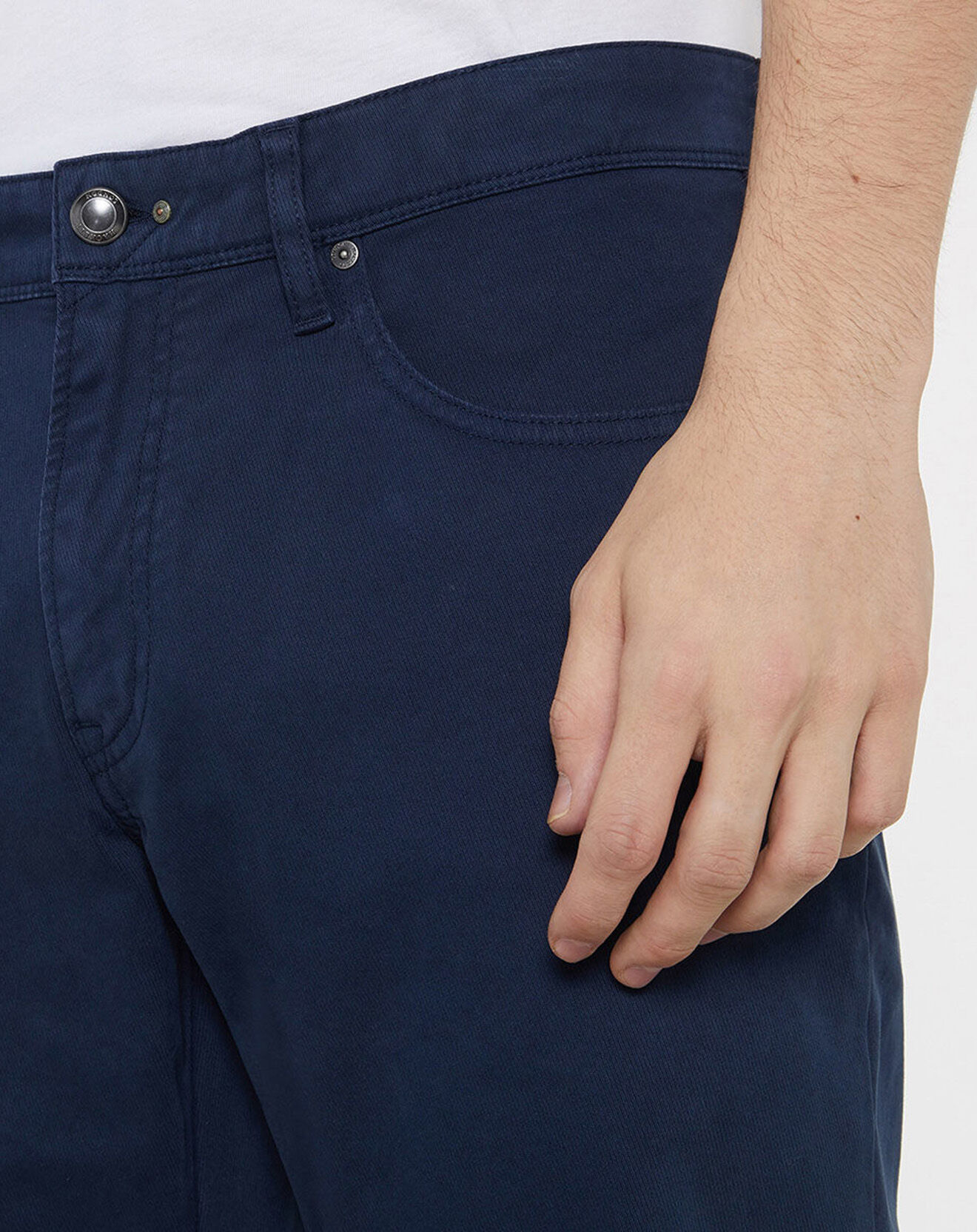 Hackett London Pantalon 5 Poches Armure bleu